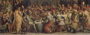 VASARI, Giorgio The festival meal in Ester oil painting picture wholesale
